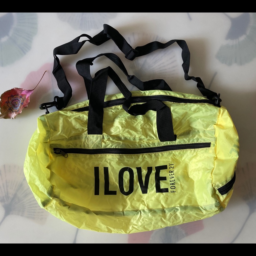 “I Love” Forever 21 Gym Bag